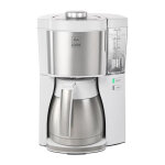 Machine a caf melitta - look v therm perfection 1025 - 15 blanc / acier bross melitta