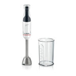 Mixeur plongeant - - msm4w410 ergomaster - moteur 800w - 4 lames quattroblade - levier vitesses a gachette ...