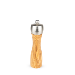 Moulin  poivre manuel en bois d'olivier et inox 20 cm fidji peugeot