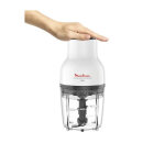 Moulinex dj520110 moulinette essential, hachoir 300 w, bol 400 ml, 4 lames en acier inoxydable, mini ...