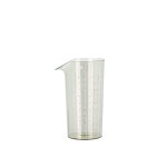 Pichet doseur classic 0, 5l en plastique rigide gris fum rosti