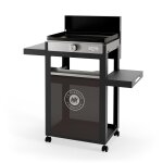 La plancha francaise electrique 150 duo edition (couvercle, chariot, porte epices et rideau inclus) le ...
