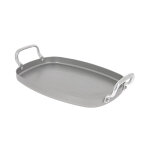 Plancha rectangulaire lisse acier minral b 38 x 26 cm de buyer