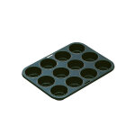 Plaque 12 muffins moka 35x27cm ibili - 820501 ibili