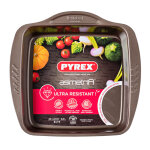 Plat  four carr asimetria 24 x 24 cm pyrex
