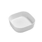 Plat  four modula en porcelaine blanc rosti
