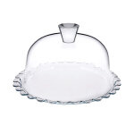 Plat  ptisserie avec cloche 26 cm (lot de 2) pasabahce