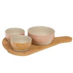 Plateau apritif 3 bols positive amadeus