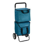 Poussette 2 roues modulobag 2 sacs 20l bleu canard sidebag Poussette 2 roues modulobag 2 sacs 20l bleu canard sidebag