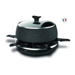 Re12c812 raclette cheese nco - 6 personnes - noir tefal Re12c812 raclette cheese nco - 6 personnes - noir tefal