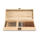 Ryokan - coffret palette 4 couteaux steak sabatier trompette