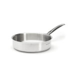 Sauteuse bord droit inox 24 cm prim'appety de buyer