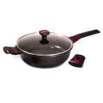 Sauteuse avec couvercle granit pro cramique 28 cm baumalu