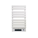 Sèche - serviettes électrique aluminium blanc display led 1500w purline Sèche - serviettes électrique aluminium blanc display led 1500w purline