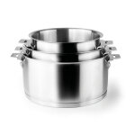 Série de 3 casseroles combi 16 - 18 - 20 cm lacor Série de 3 casseroles combi 16 - 18 - 20 cm lacor