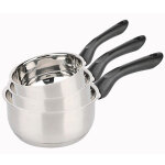 Série de 3 casseroles primo inox 16 à 20 cm baumalu Série de 3 casseroles primo inox 16 à 20 cm baumalu