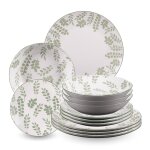 Service d'assiettes 12 pices episia table passion