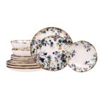 Service d'assiettes garden 12 pices table passion