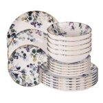 Service d'assiettes garden 18 pices table passion