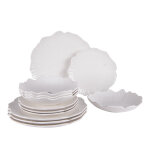 Service d'assiettes ginkgo 12 pices table passion