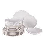 Service d'assiettes ginkgo 18 pices table passion