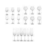 Service de verres 18 pièces graphik dégustation table passion Service de verres 18 pièces graphik dégustation table passion