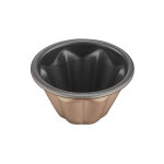 Set de 3 moules  brioches creabake j3089304 cuivre tefal