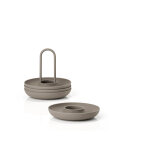 Set de 4 coquetiers avec support singles en silicone taupe zone denmark