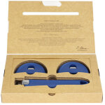 Set poigne et anses - encre bleue cristel