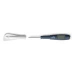 Spatule avec un thermomtre sonde en silicone lacor