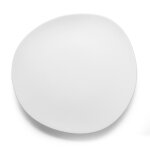 Sven blanc - assiette plate 28 cm (lot de 6) mdard de noblat