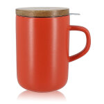 Tisanière mug juliet en grès paprika 475 ml ogo Tisanière mug juliet en grès paprika 475 ml ogo
