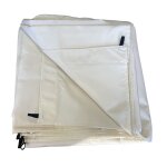 Toile pour pergola autoportante 3  3m cassis beige happy garden