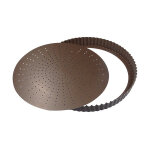 Tourtire fond amovible perfor antiadhrent 32 cm gobel