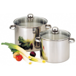 Traiteur inox + couvercle verre - 30 cm - 16l environ baumalu