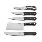 Universal - set 5 couteaux de boucher sabatier trompette