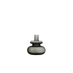 Vase inu en verre soufflé à la bouche gris cendre zone denmark Vase inu en verre soufflé à la bouche gris cendre zone denmark