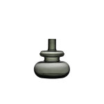 Vase inu en verre soufflé à la bouche gris cendre zone denmark Vase inu en verre soufflé à la bouche gris cendre zone denmark