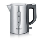 Wk3647 kit bouilloire de voyage - 0, 5 l - 1100 w - inox et noir severin