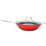Wok rouge 32cm -  red airiron  laguiole cuisson