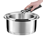 Ycne - lot de 2 casseroles avec poigne amovible cuisinox