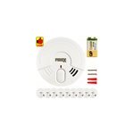 10x d�tecteurs de fum�e avec batteries, fum�e incendie s�curit� protection feu