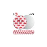 10x supports magn�tiques �~ 7cm aimants de fixation pour d�tecteur de fum�e