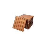 11x dalles bois terrasse - clipsable 30x30cm eucalyptus 11x dalles bois terrasse - clipsable 30x30cm eucalyptus