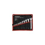 12 cl�s mixtes 6 - 22mm en chrome vanadium plates polygonales