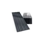 12x tles de bardage 129cm x 46cm gris