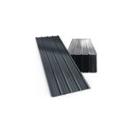 12x t�les de bardage 129cm x 46cm gris