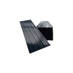 12x t�les profil�es 129cmx46cm gris