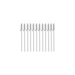 12x torche de jardin  huile en acier inoxydable 115cm