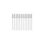 12x torche de jardin à huile en acier inoxydable 115cm 12x torche de jardin à huile en acier inoxydable 115cm